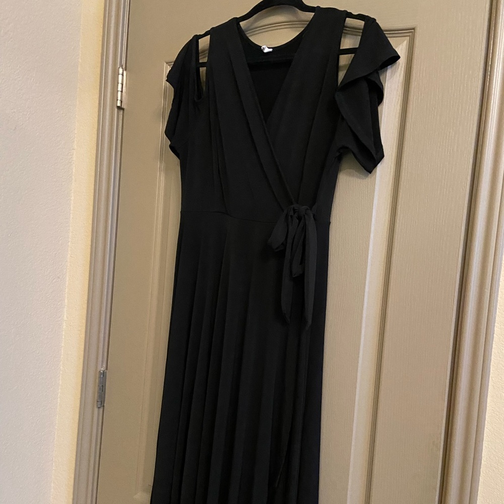 Pinkblush Maternity Cutout Sleeve Side Tie Dress Size 1x